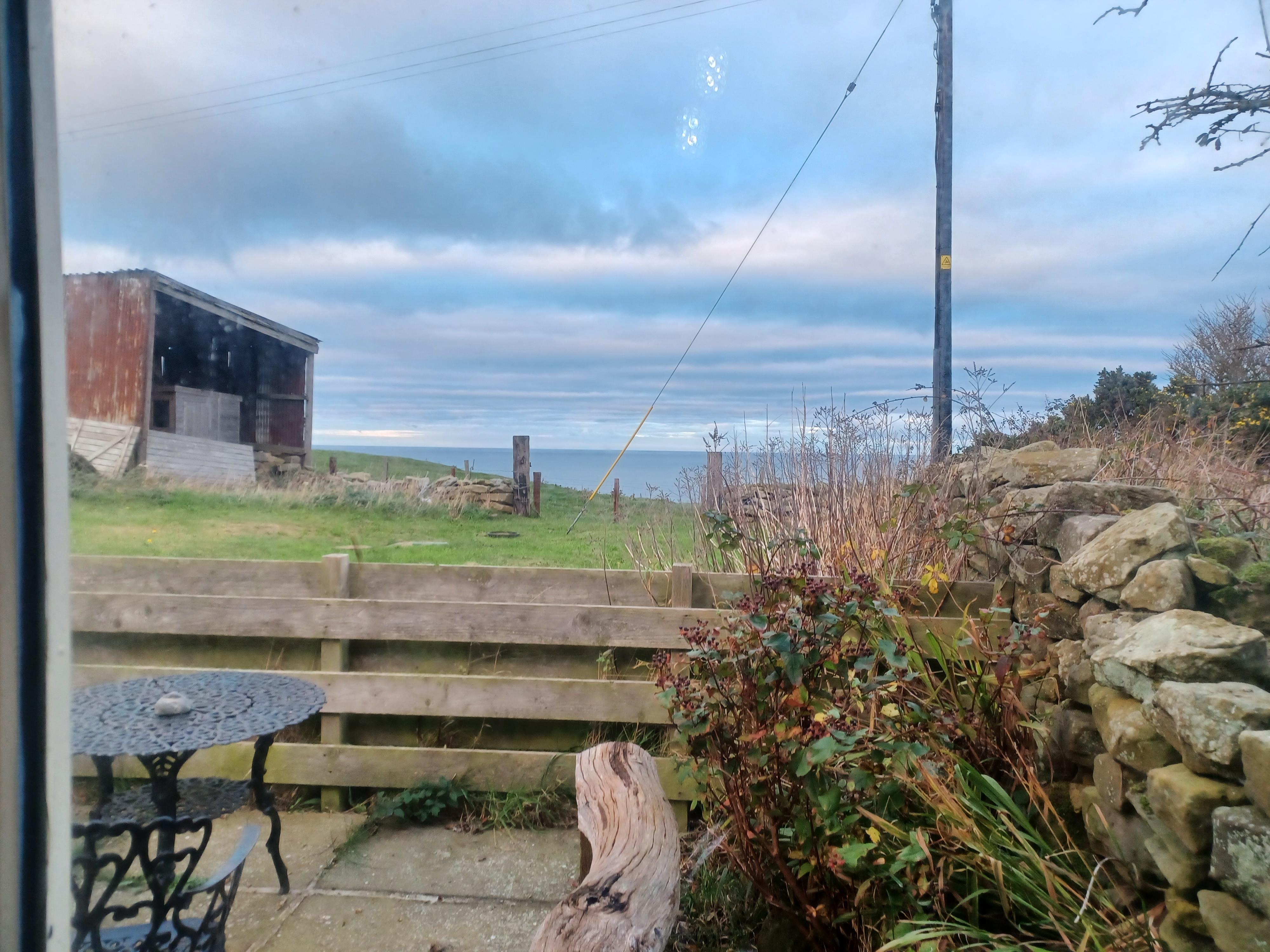 Seat out back with a cuppa and look out to sea