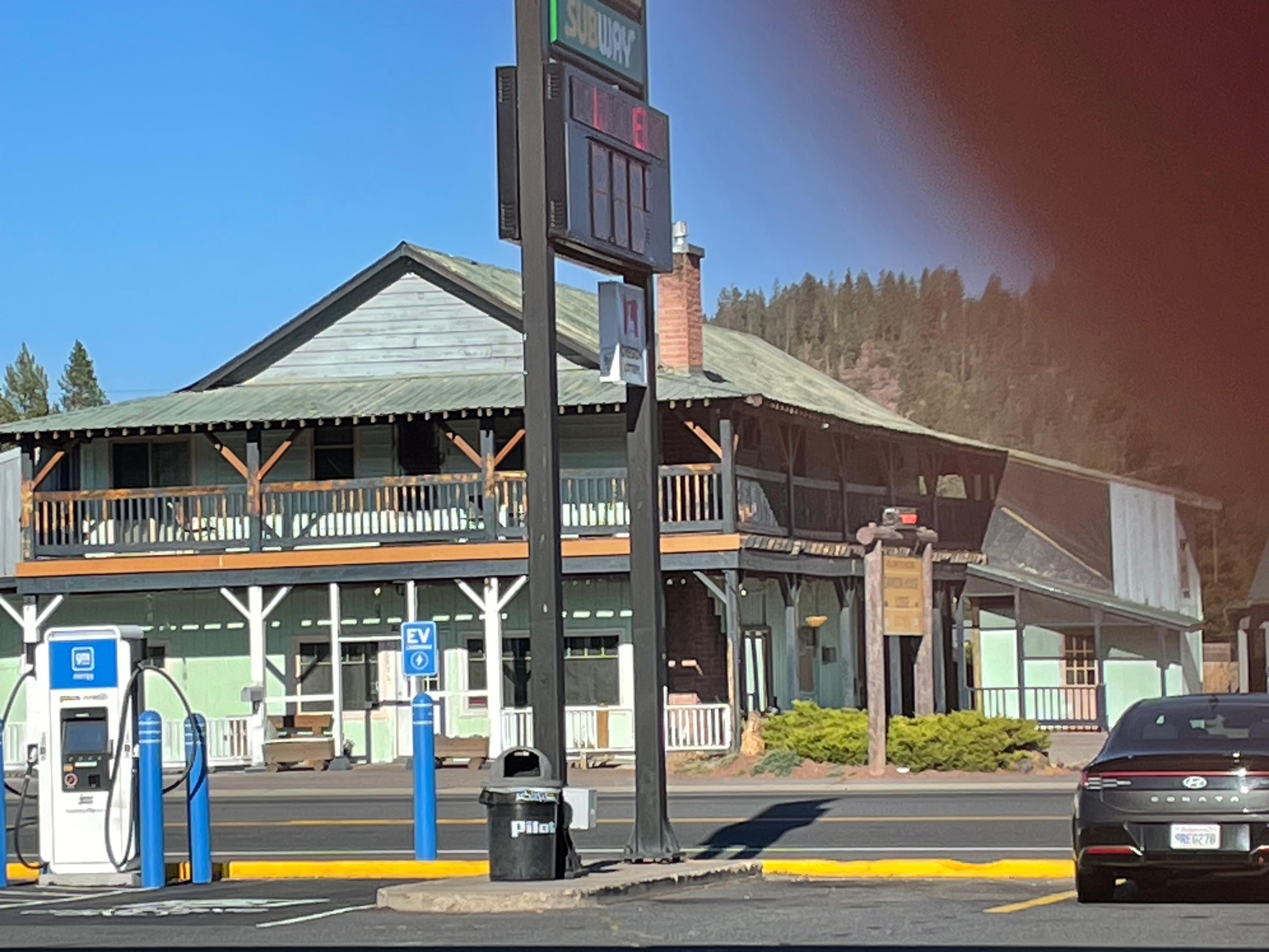 Shot from across the street