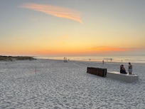 This is the beach right out front of your own entrance to the beach.