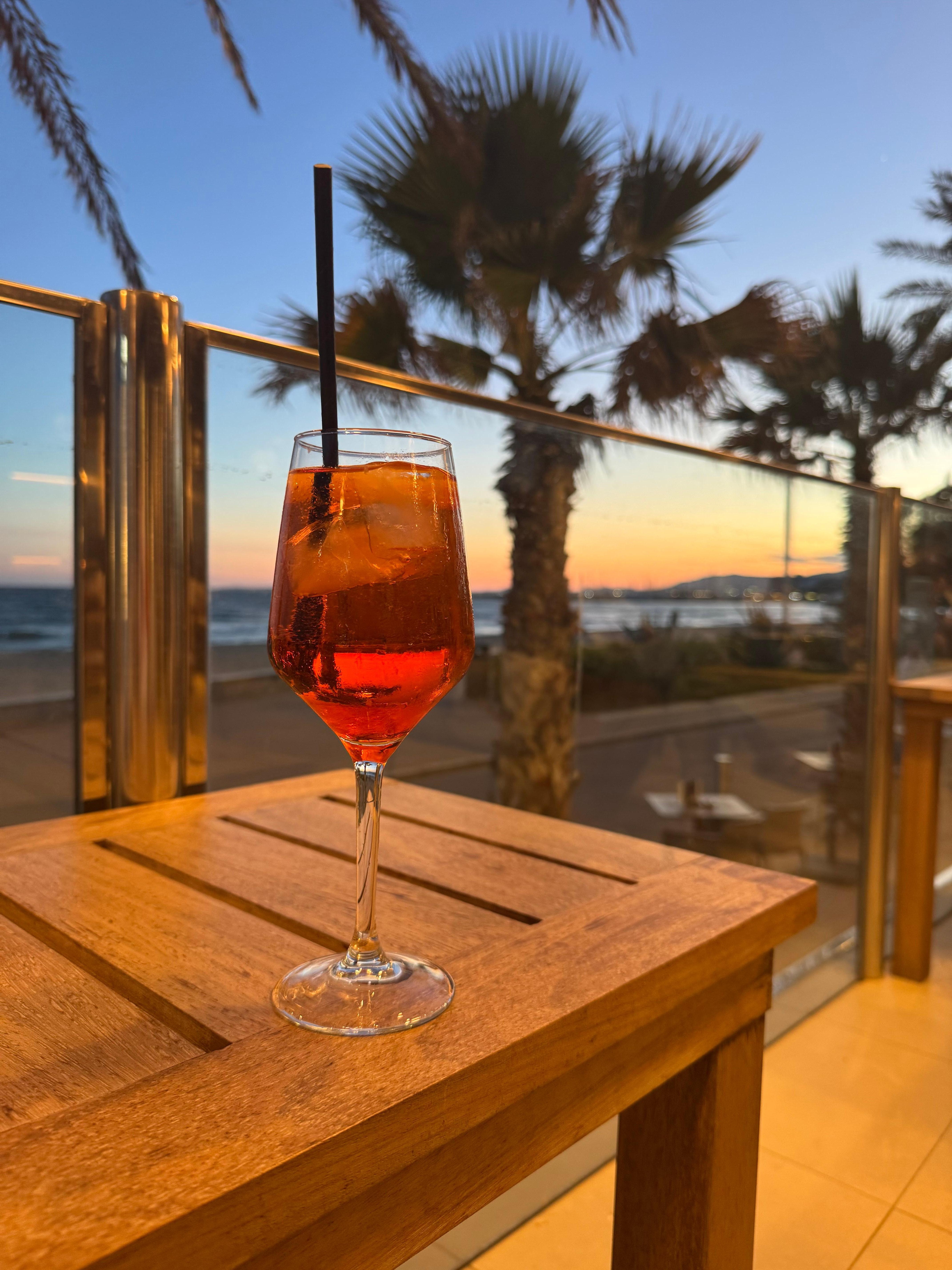 Perfect place to watch the world go by at sunset