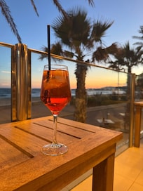 Perfect place to watch the world go by at sunset