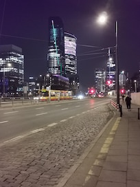 Night shot from across the street