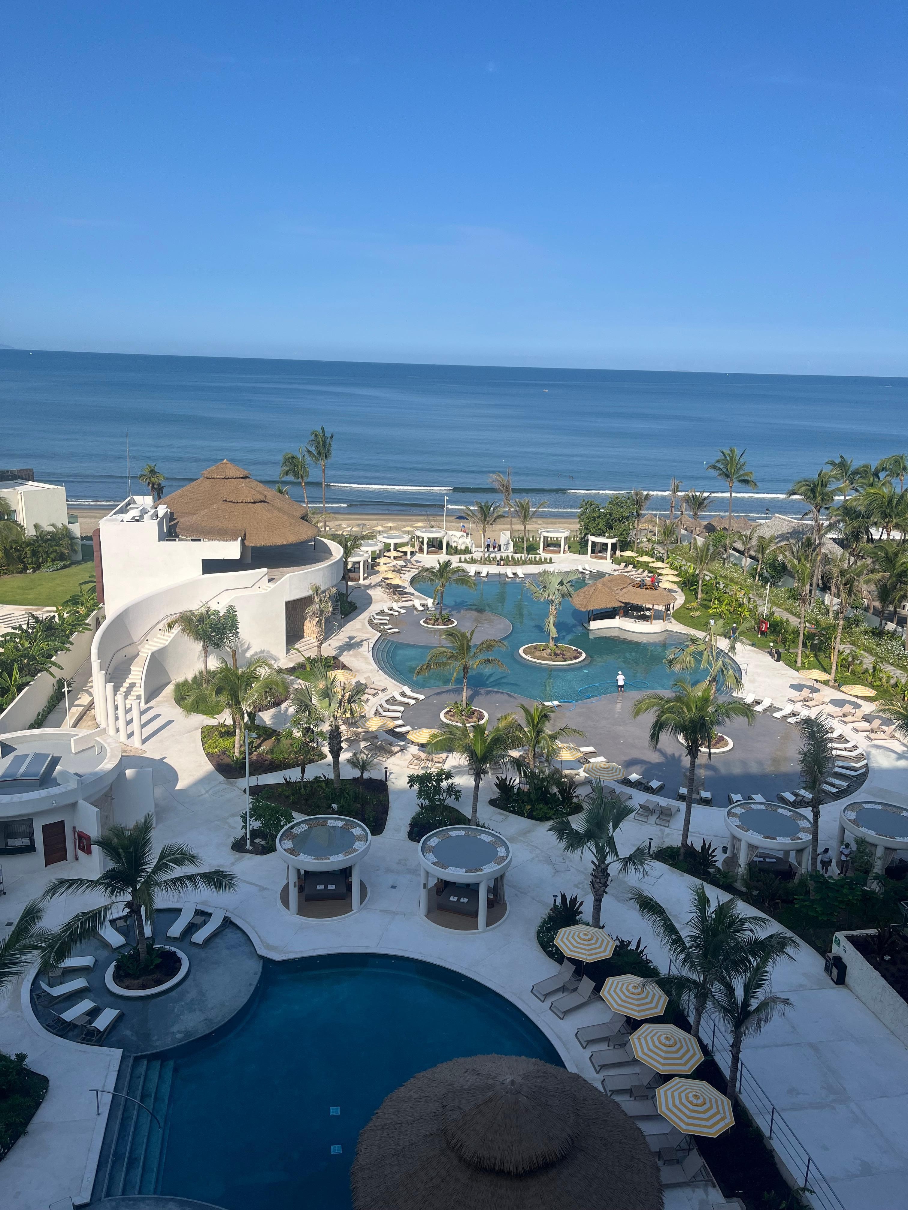 Vista de los cuartos 