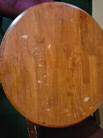 Sticky table and chairs