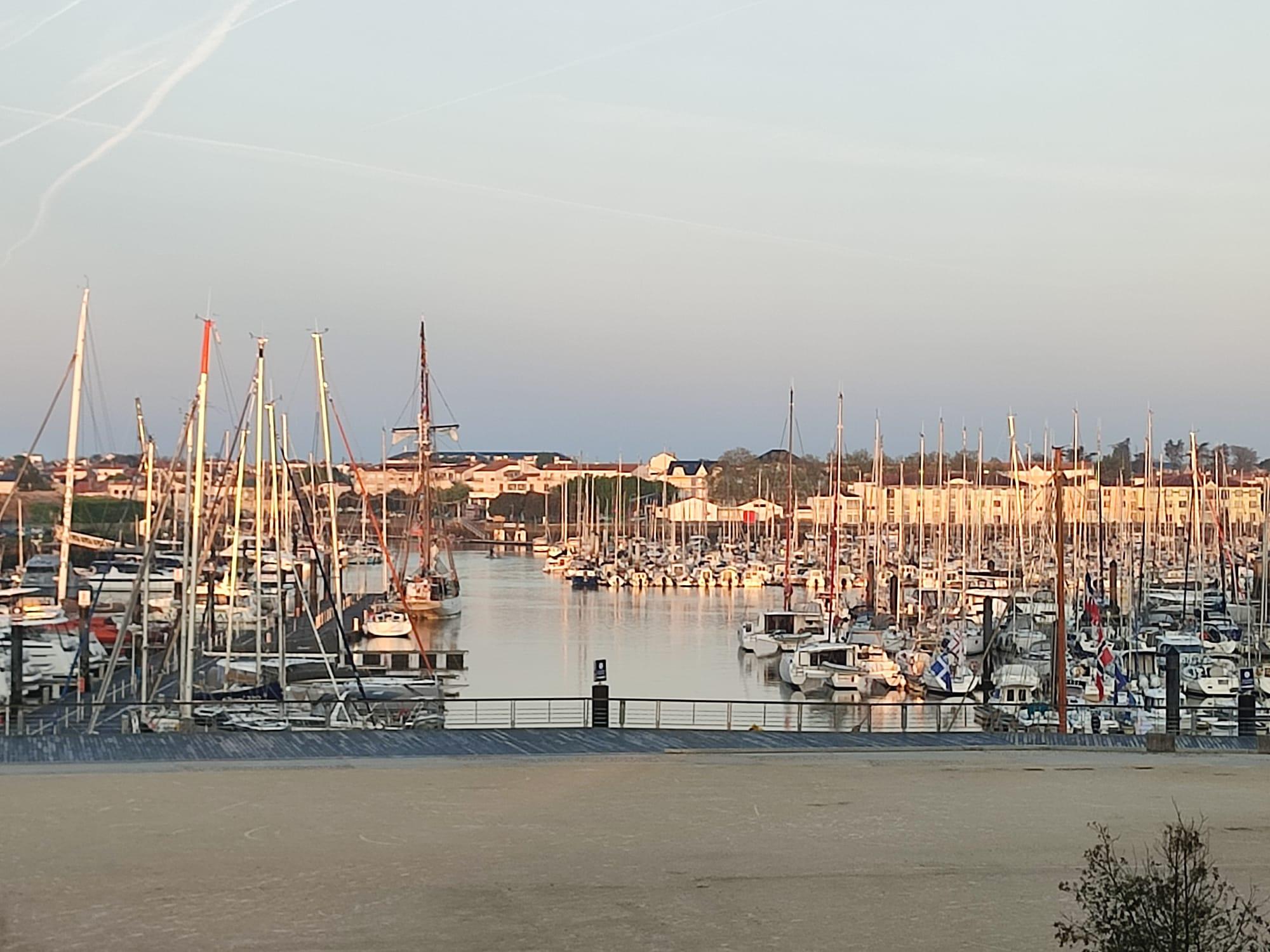 Le port depuis ma chambre 
