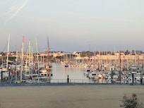 Le port depuis ma chambre