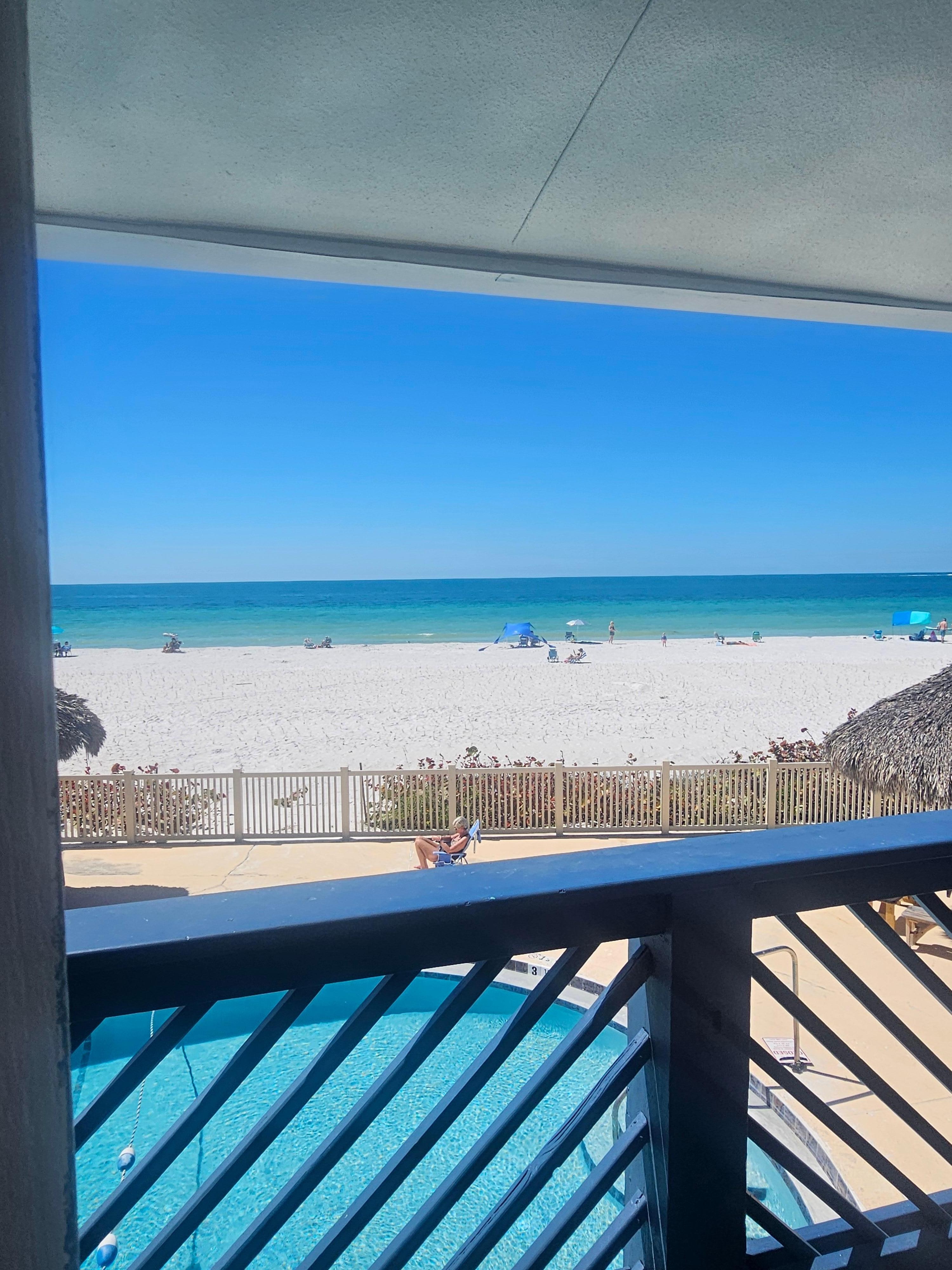 This is your view when you open the door of the unit in the morning