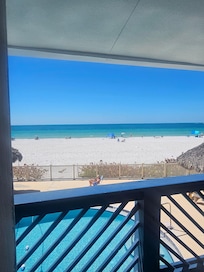 This is your view when you open the door of the unit in the morning