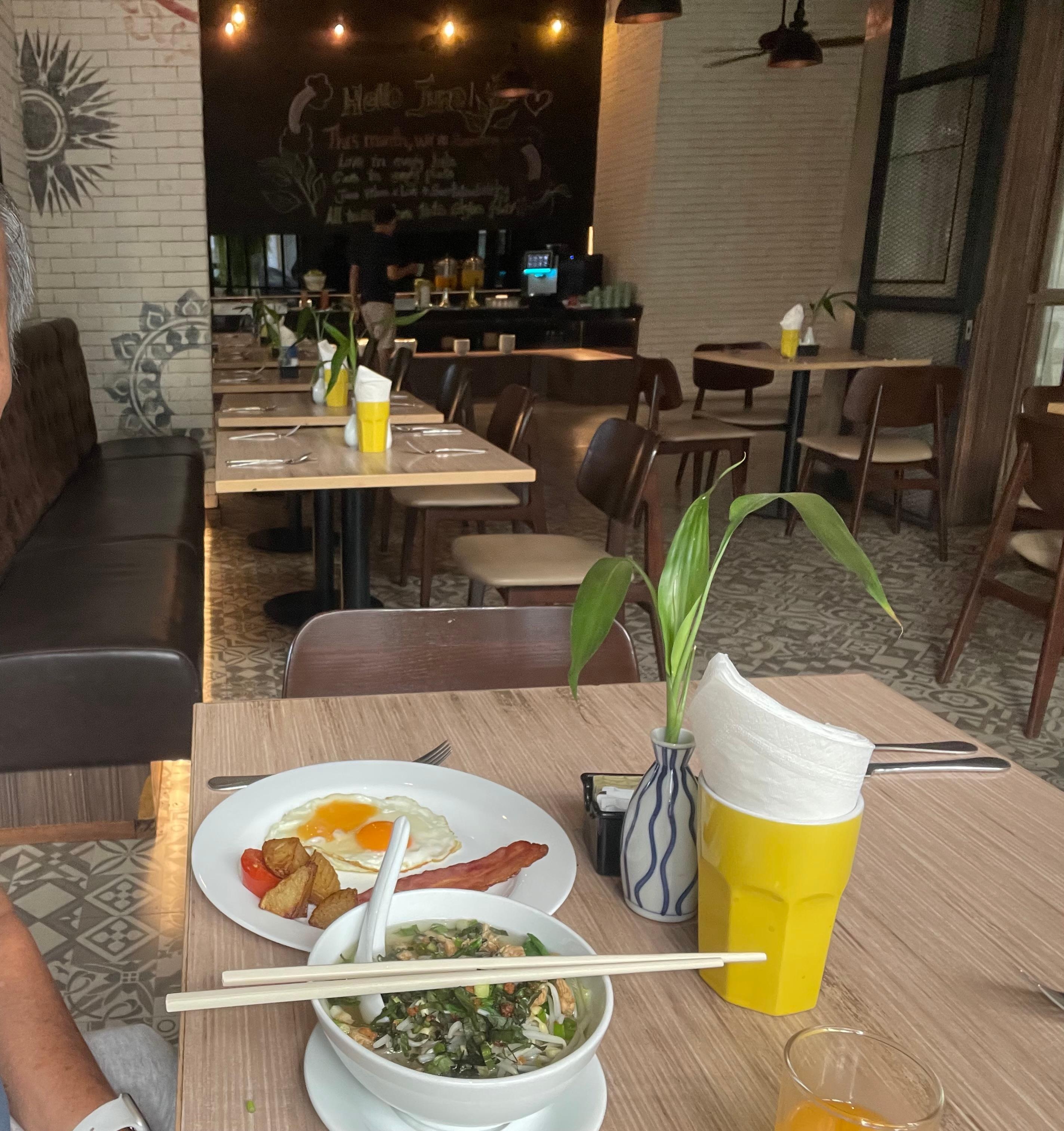 Breakfast at the Cafe