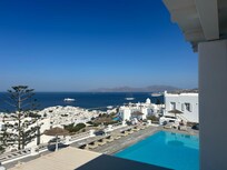 View from reception/breakfast area