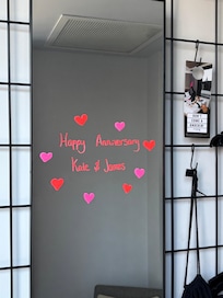 A really nice touch to greet us!