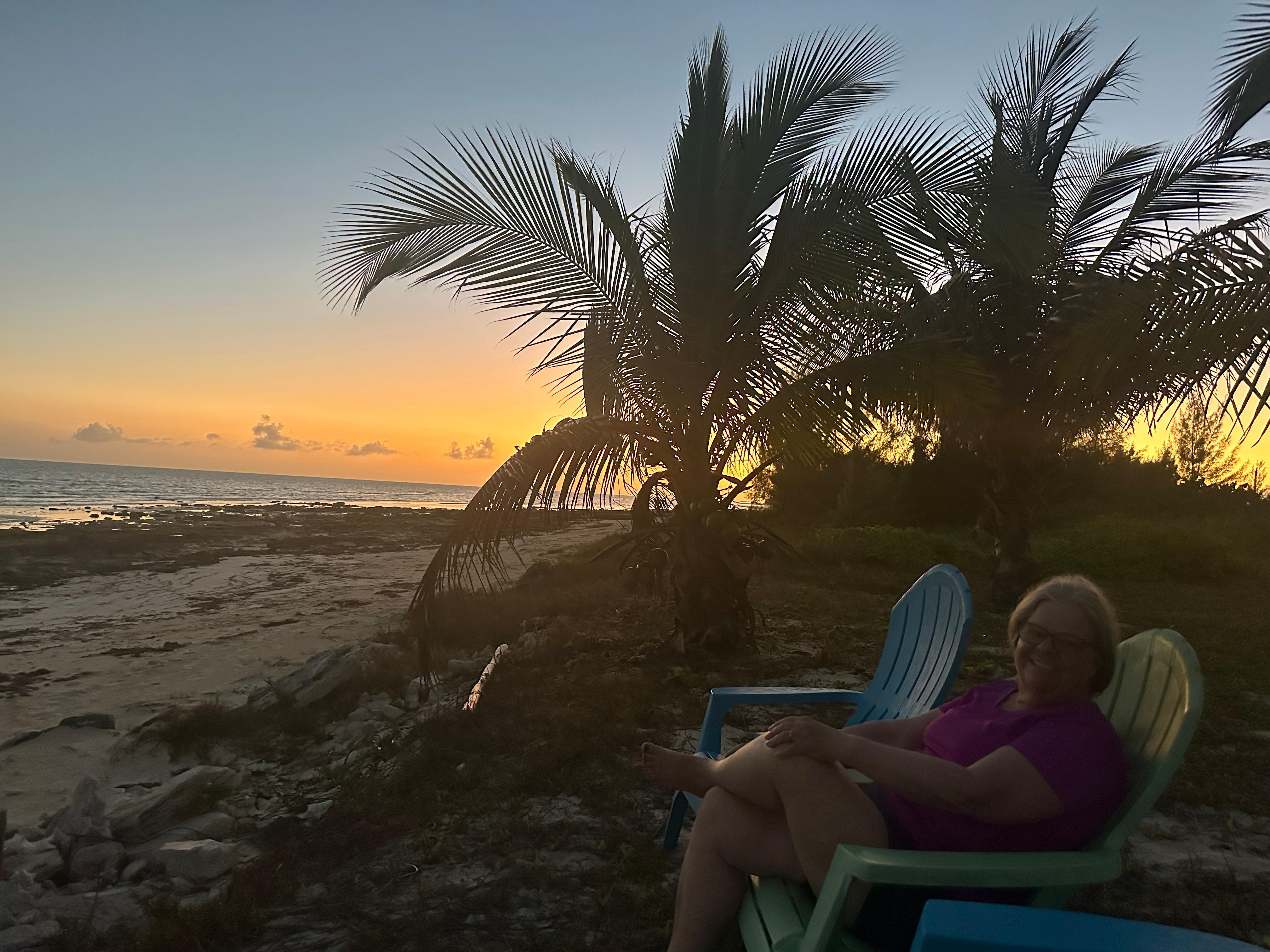 Sunset from our deck