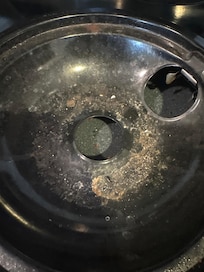 Trays on the stove
