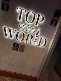 Highly recommend is in the hotel make sure to make reservations will give you access to the highest levels after dinner