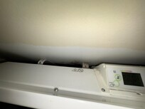 mold behind the register