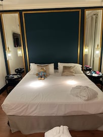 Actual bedroom very nice and the shower was excellent