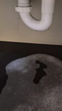 Sink leak that later kept leaking when we were out of our room and found the floor completely wet.