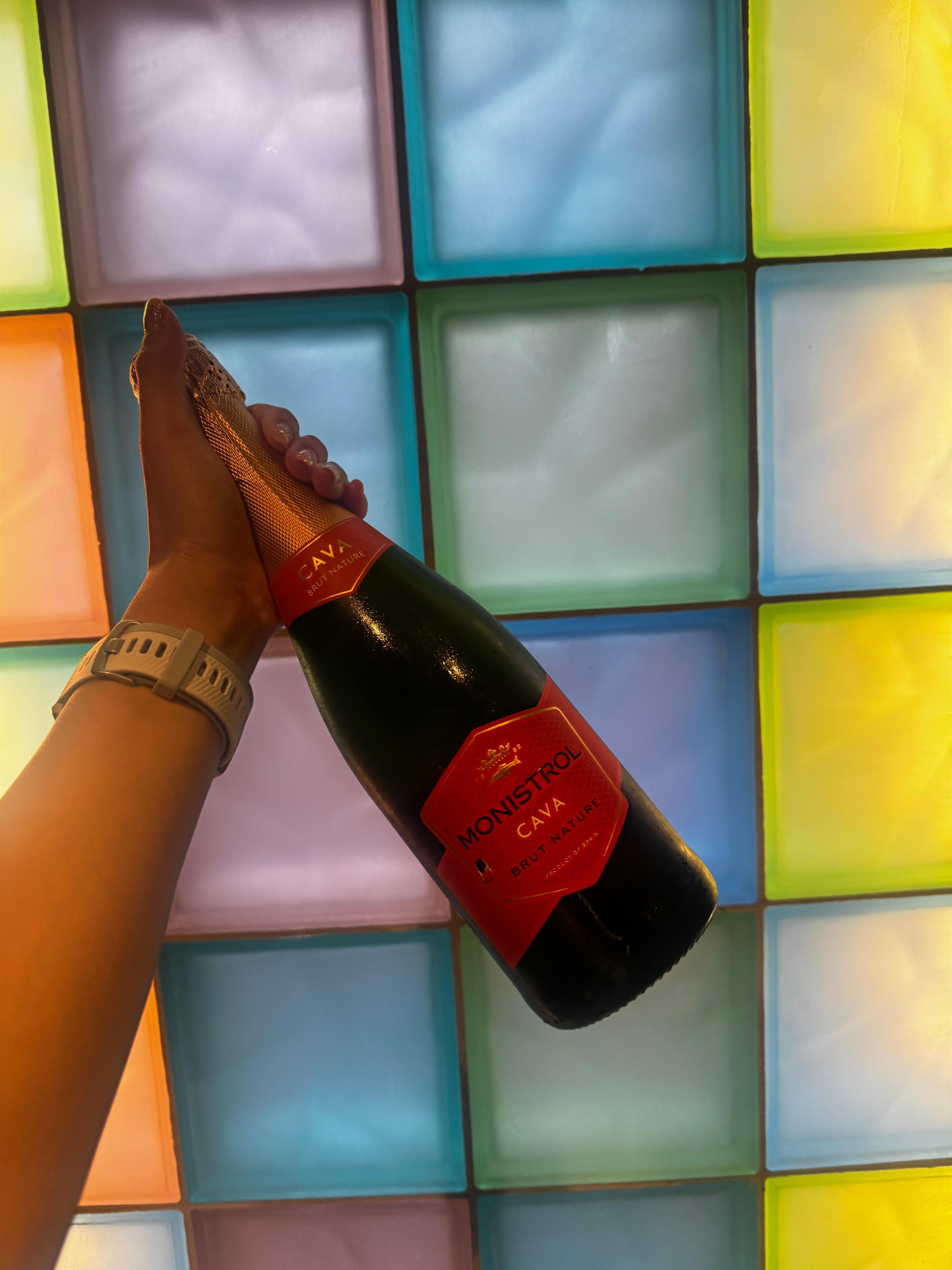 Complementary champagne on check in