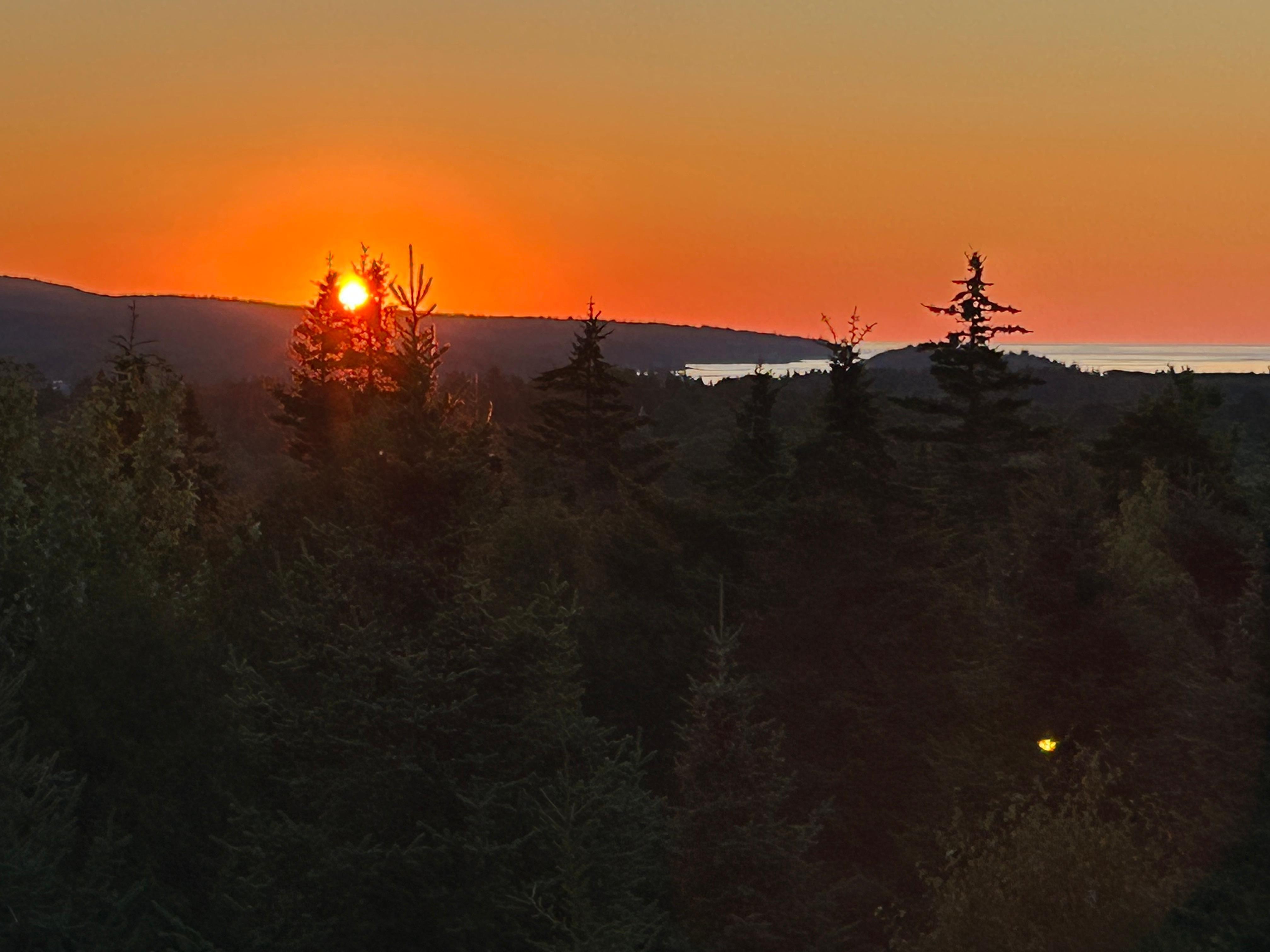 Spectacular view every morning! Equally spectacular at night for stargazing. 