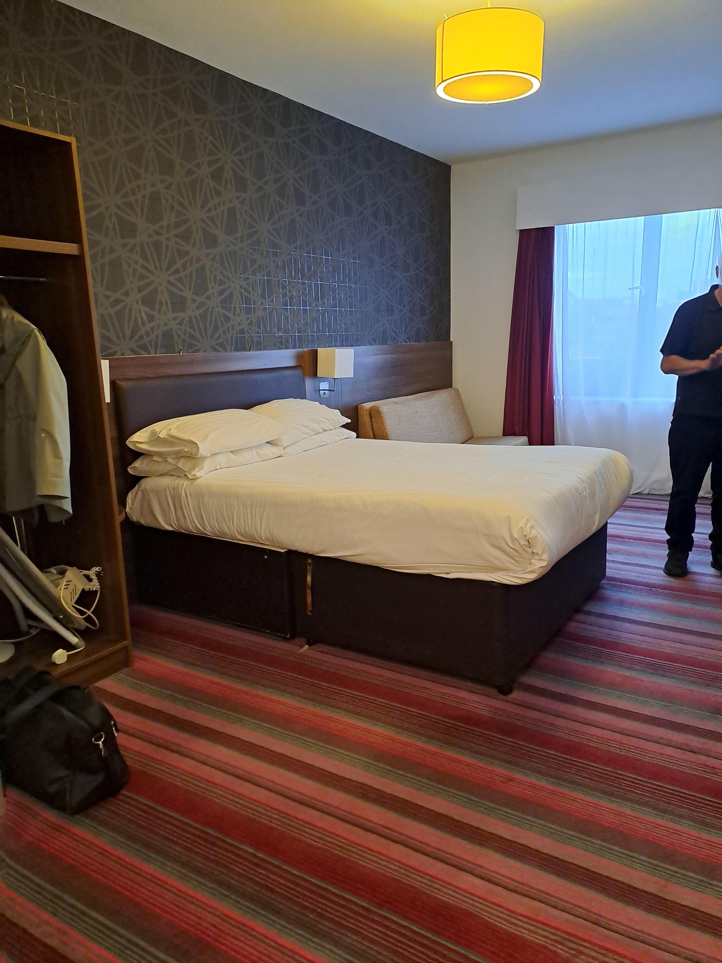 I only found one problem in the bedroom. The bedside lights don't have switches on both sides, so had to get out of bed to walk round and switch off. Very well equipped room.