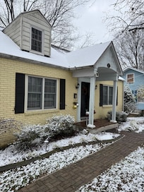 We got a little snow The morning we left. 🥶