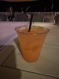 A nice cocktail from the Tiki Bar