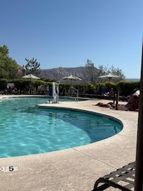 View from the pool area that also had a jacuzzi