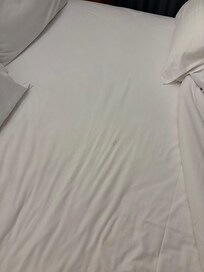 Blood stain on sheet