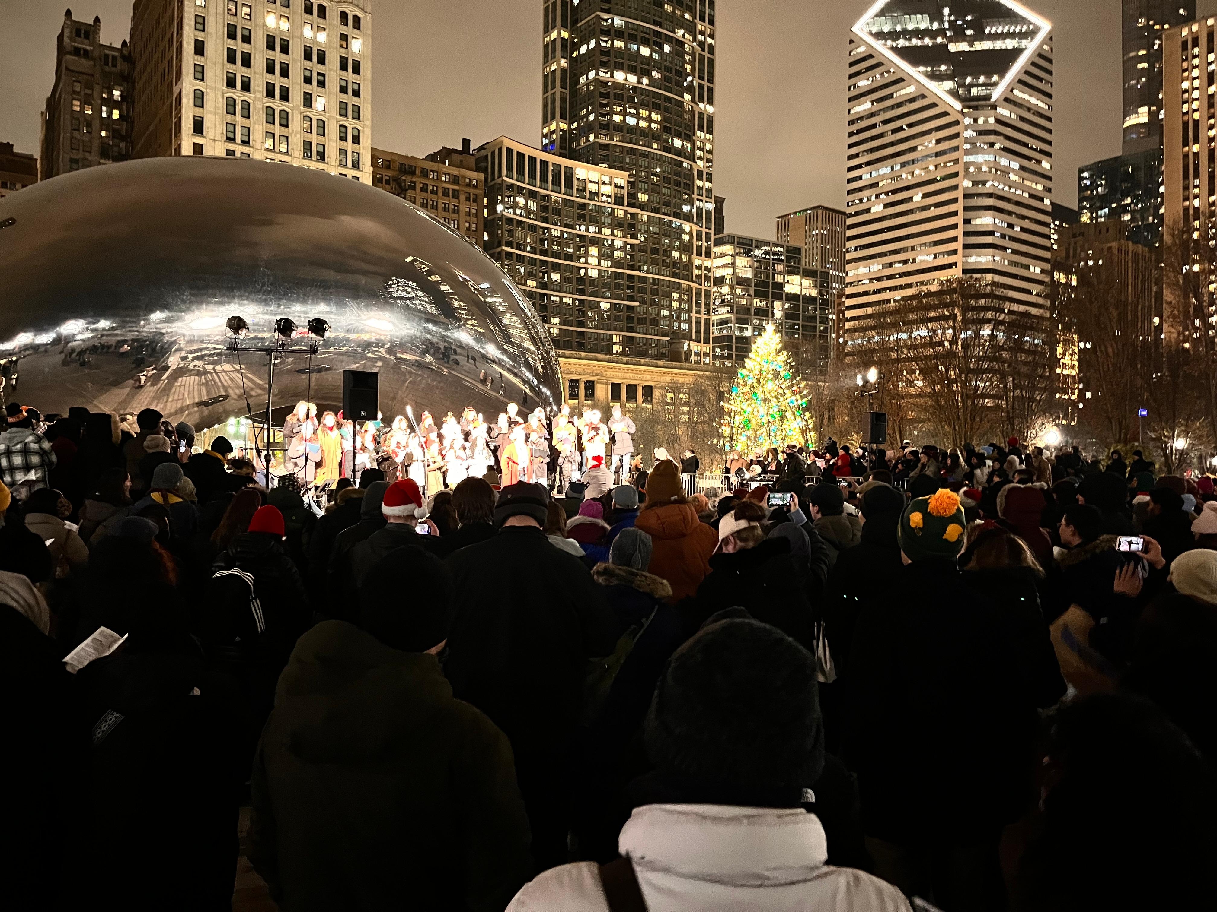 Millinium Park is a short walk from the hotel.  