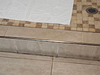 Mold was all over the bathroom, you could see there was a leak in room above. I have video & more pics but you get it.