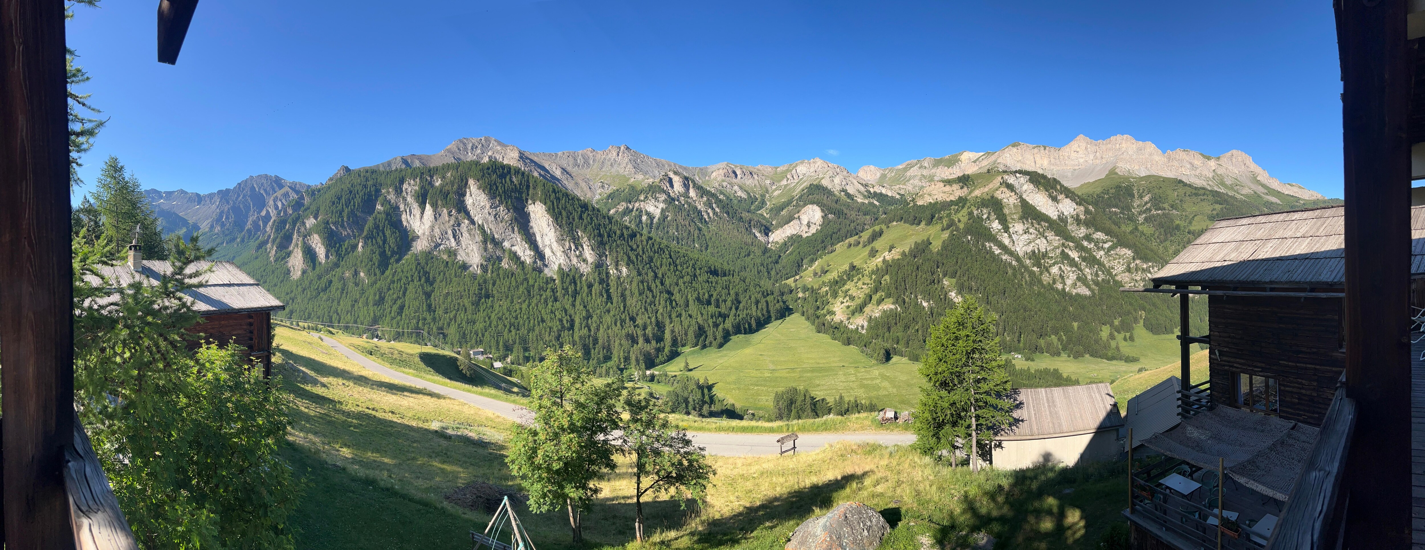 Vue de ma chambre. 