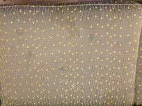 Decorative pillow on the sofa.