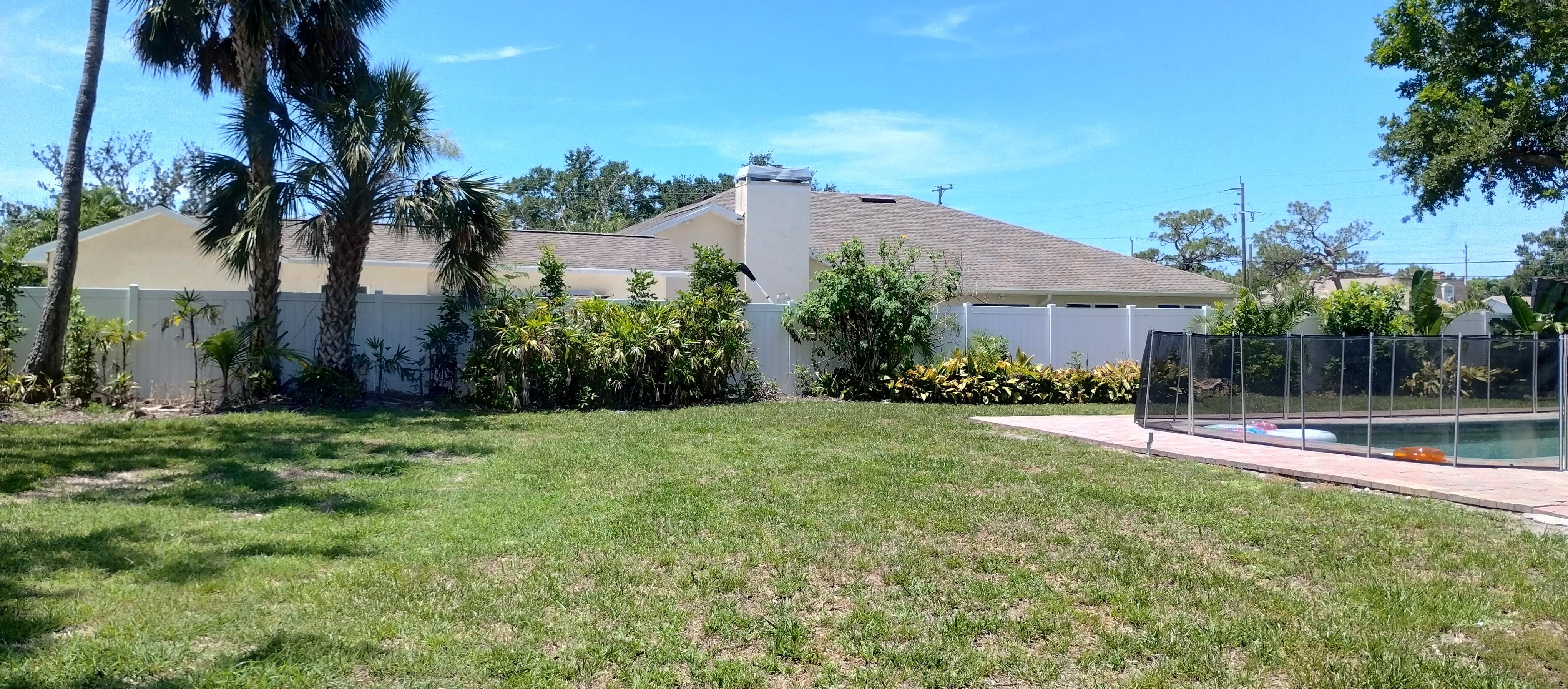 View out Master Bedroom window. 