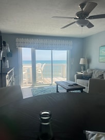 From the living room to deck