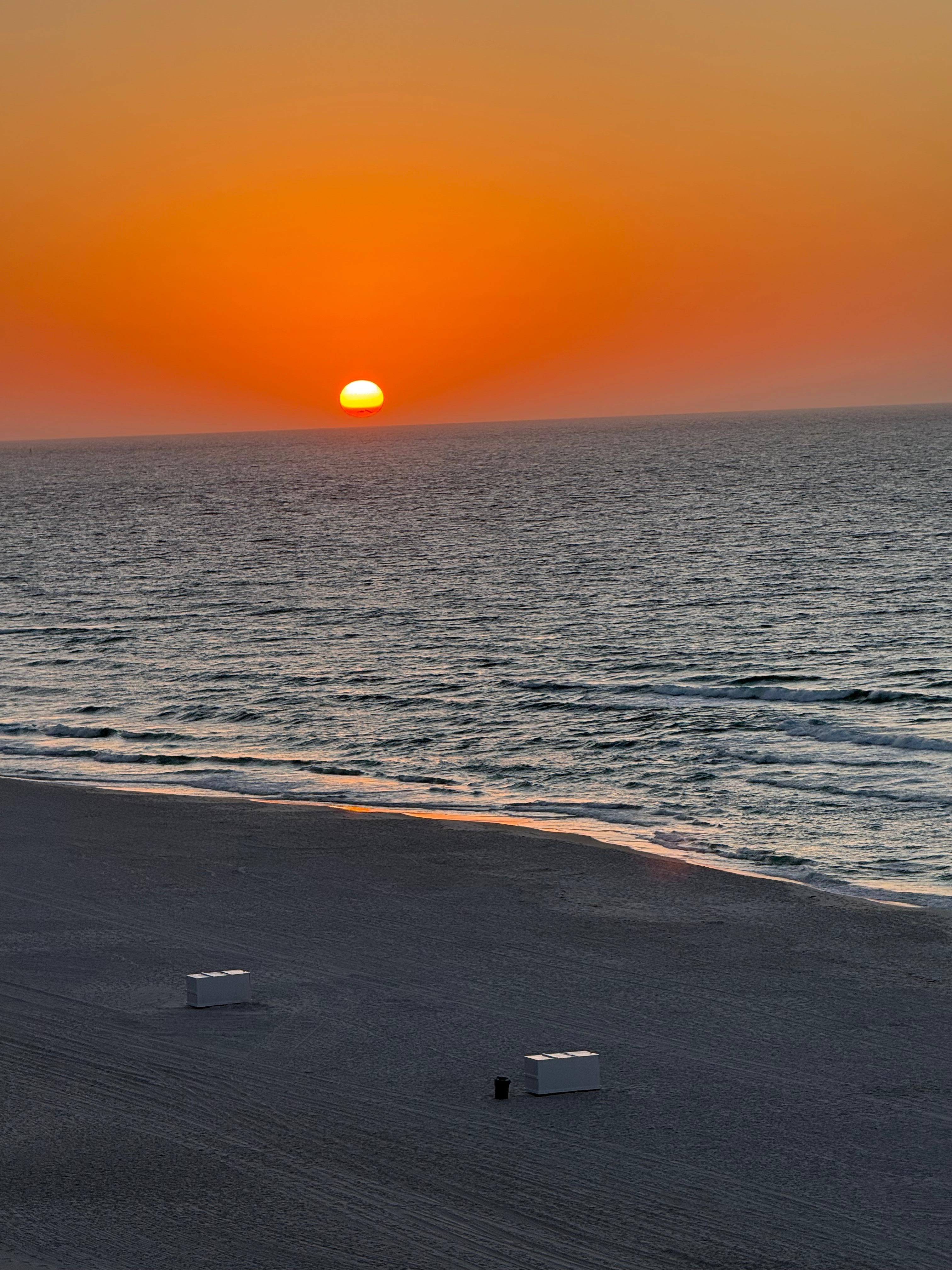 Sunrise from balcony