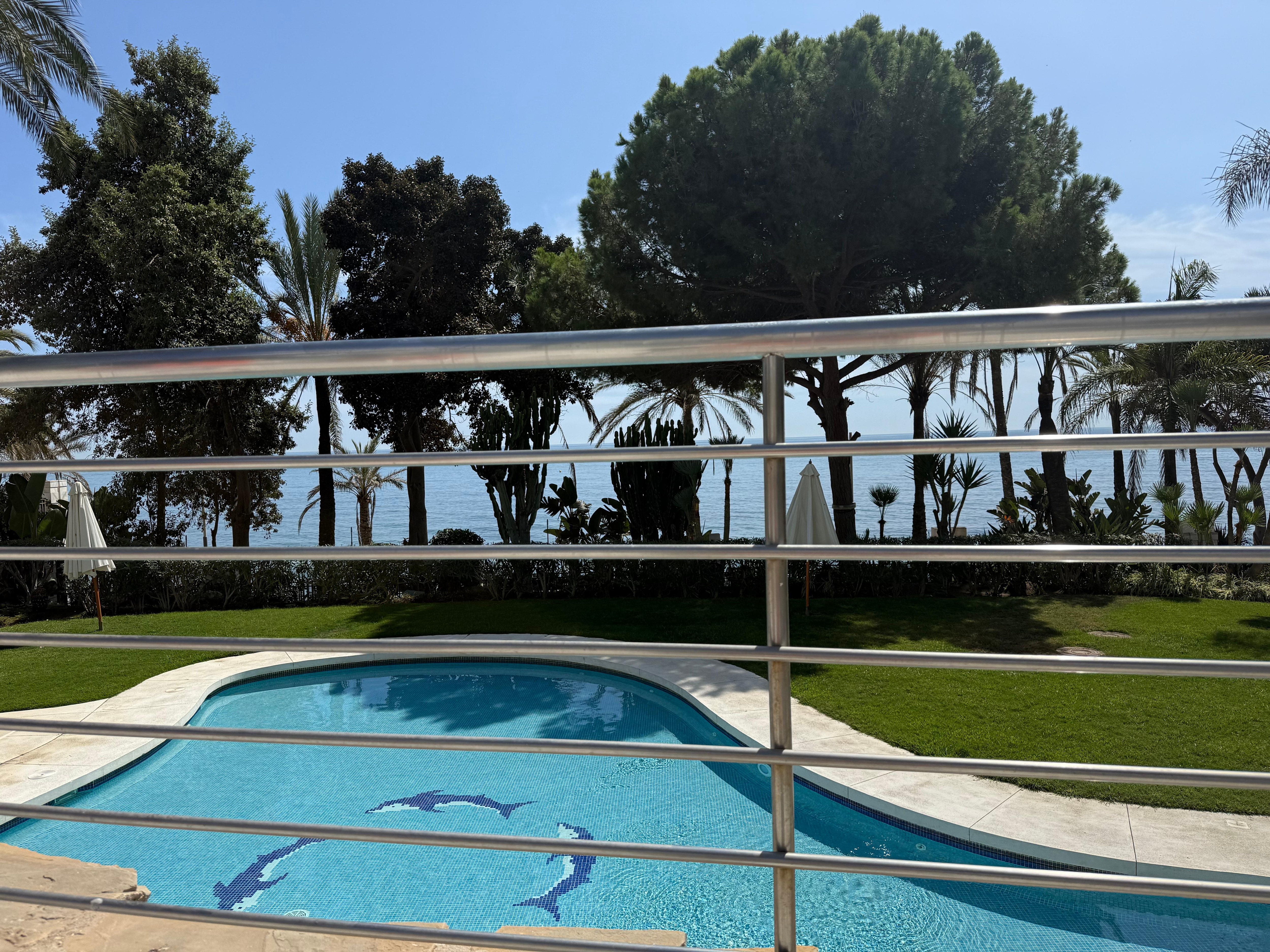 View from main pool.