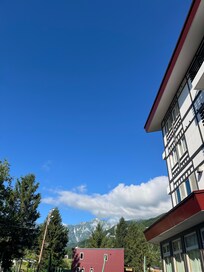 駐車場からの景色