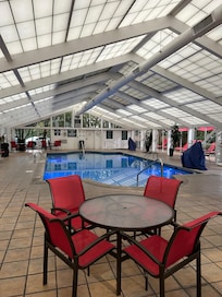 Indoor pool, warm.