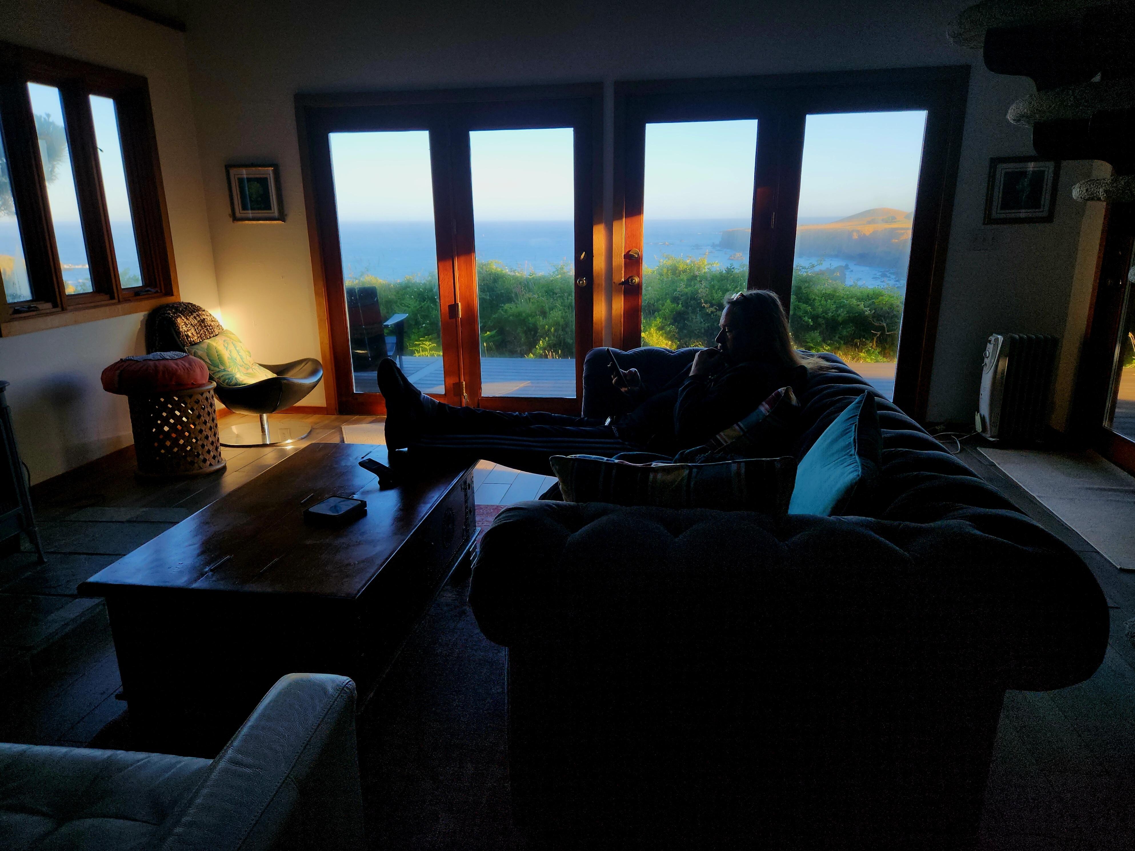The view from the kitchen! 