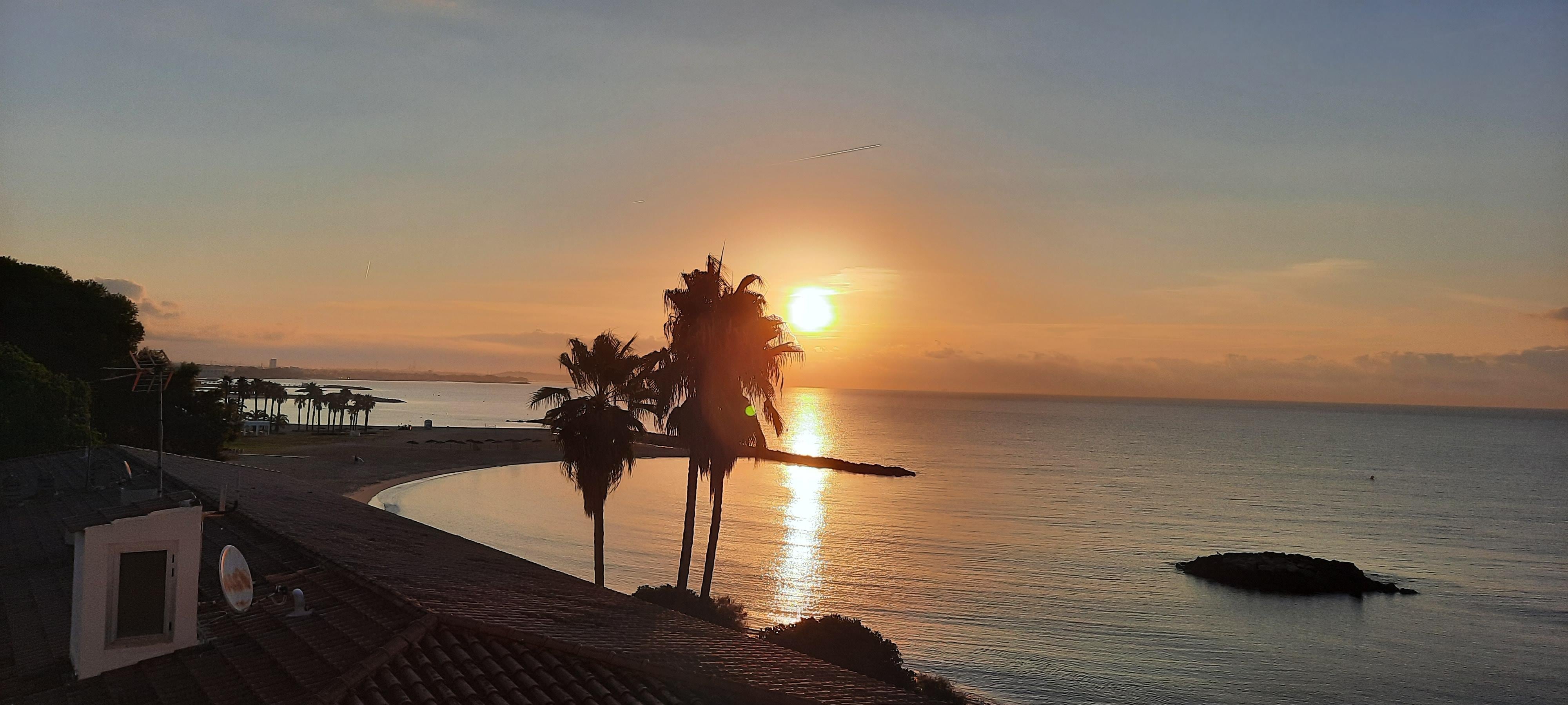 Blick aus dem Zimmerfenster