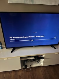 TV when frozen. Unable to watch a show or game because it kept freezing and stopping.