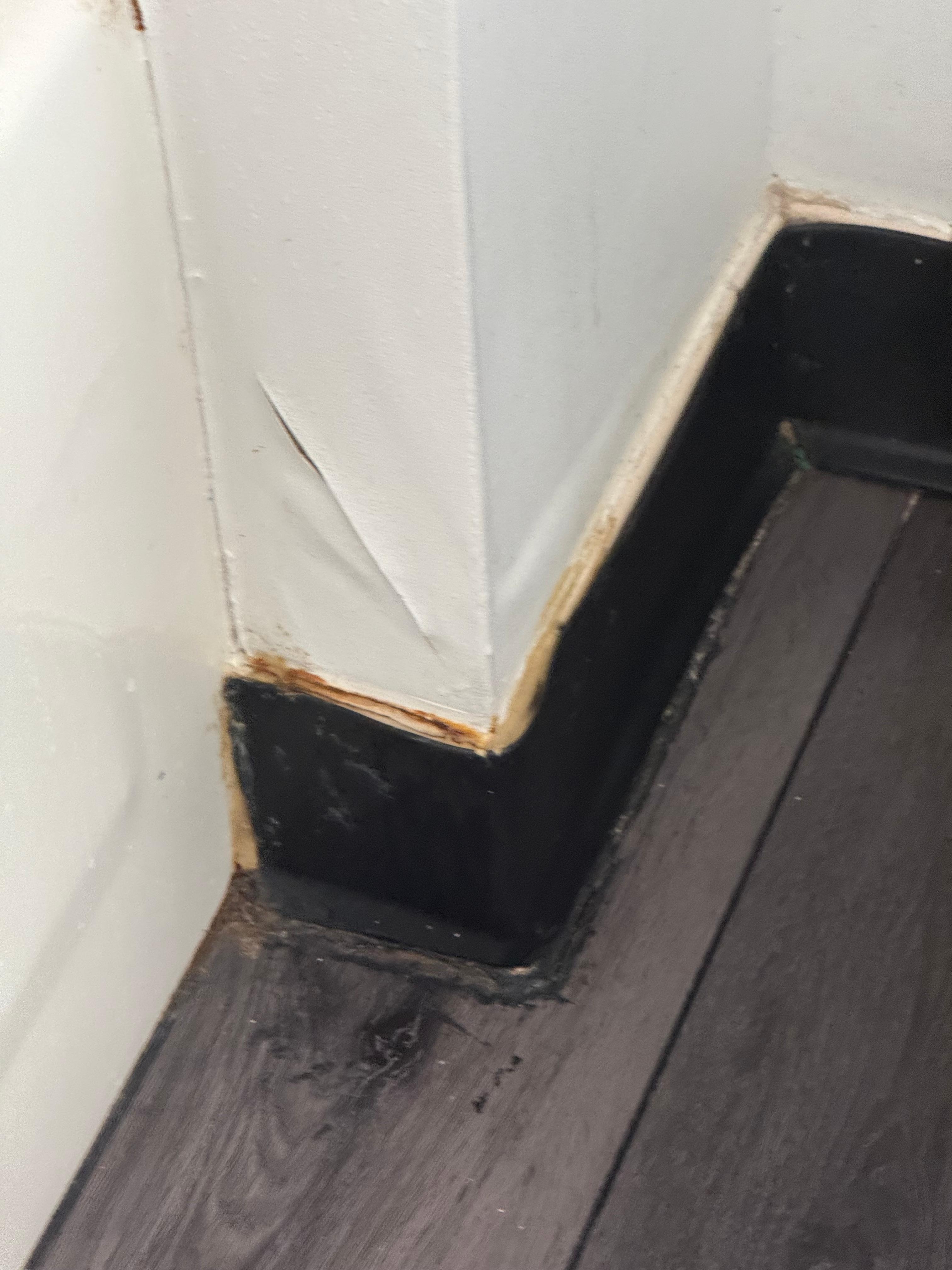 Mold, dirt, rotten