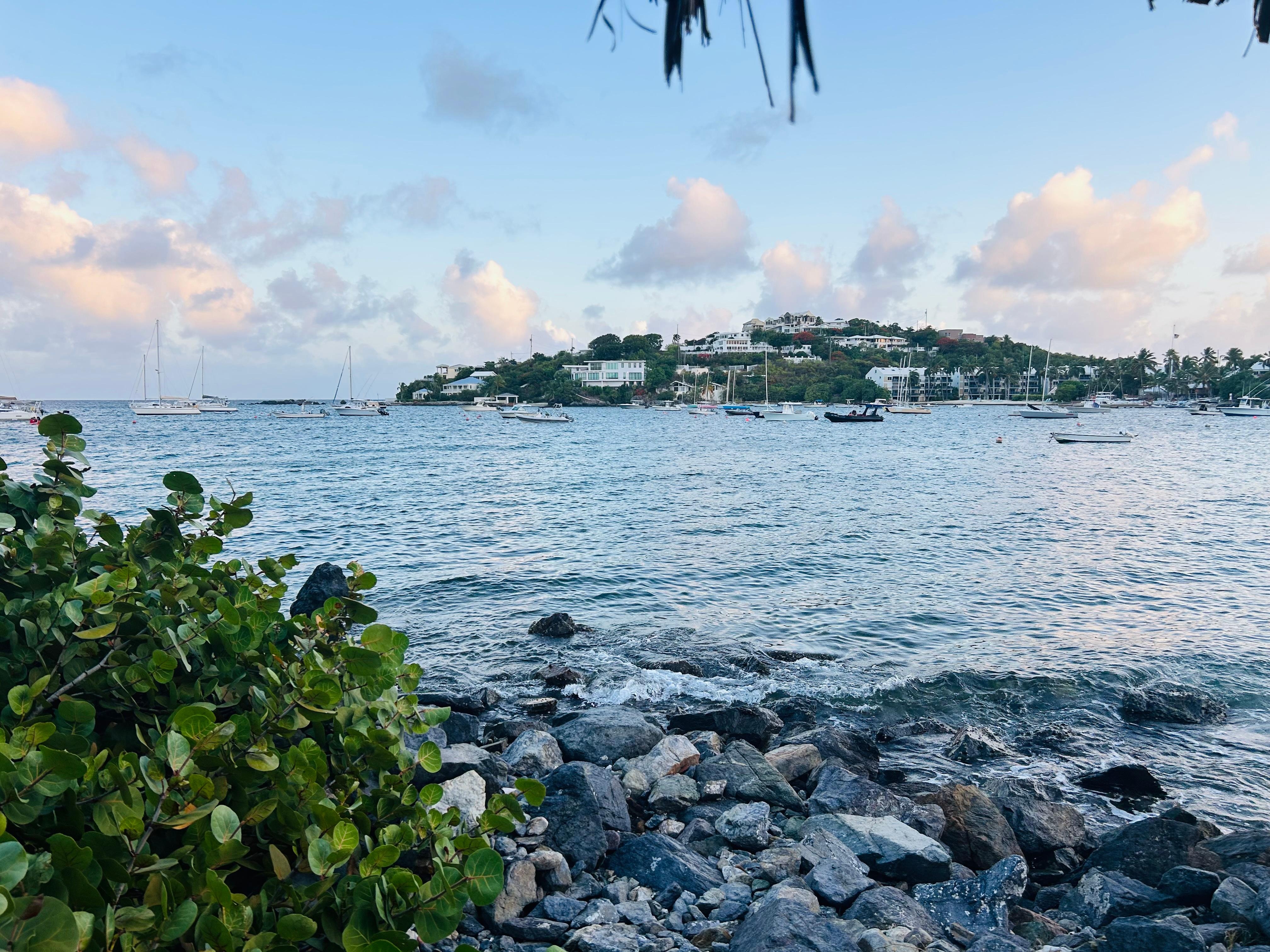 View from Sangrias side of the beach