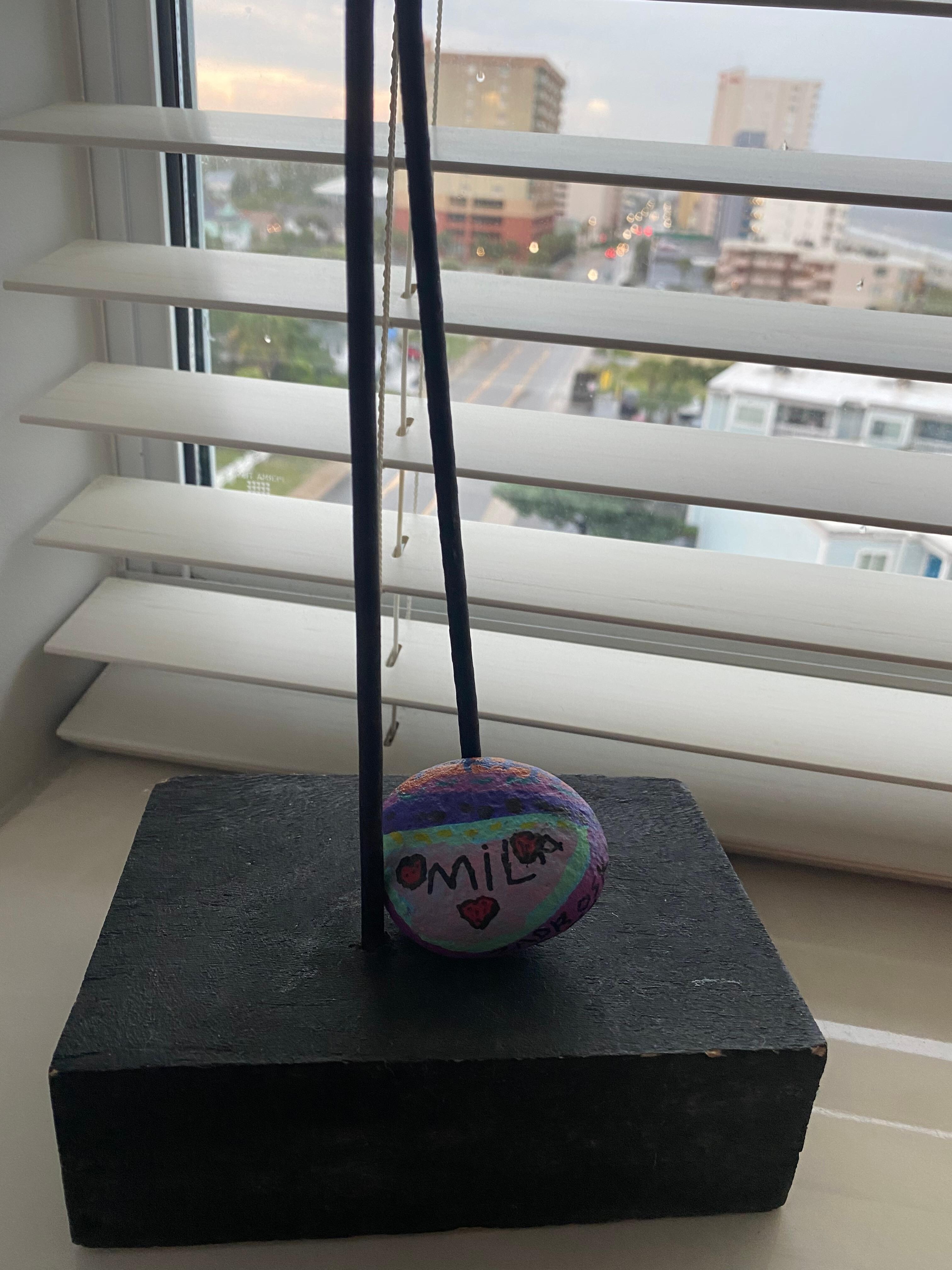 My granddaughter left her mark