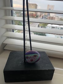 My granddaughter left her mark