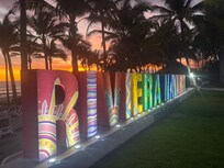 The beautiful sunset