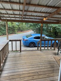 The relaxed atmosphere of the front porch