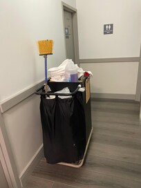 This was outside our door for 4 nights