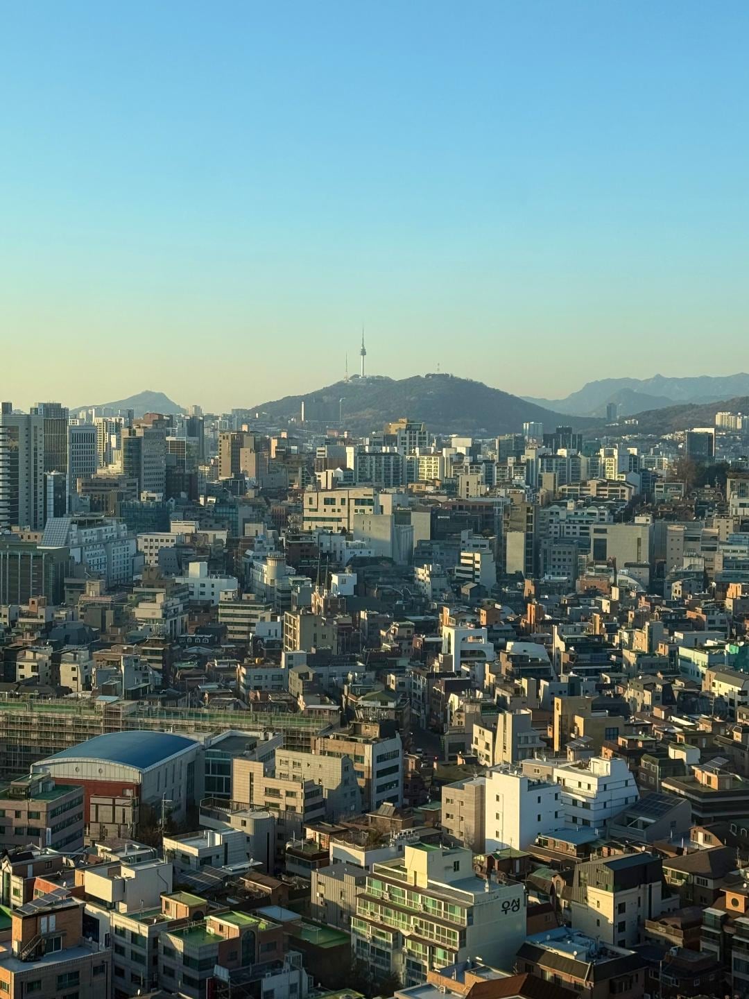 View from 16th floor facing Namsan Tower