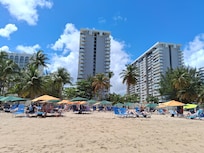 Coral Beach from the beach.